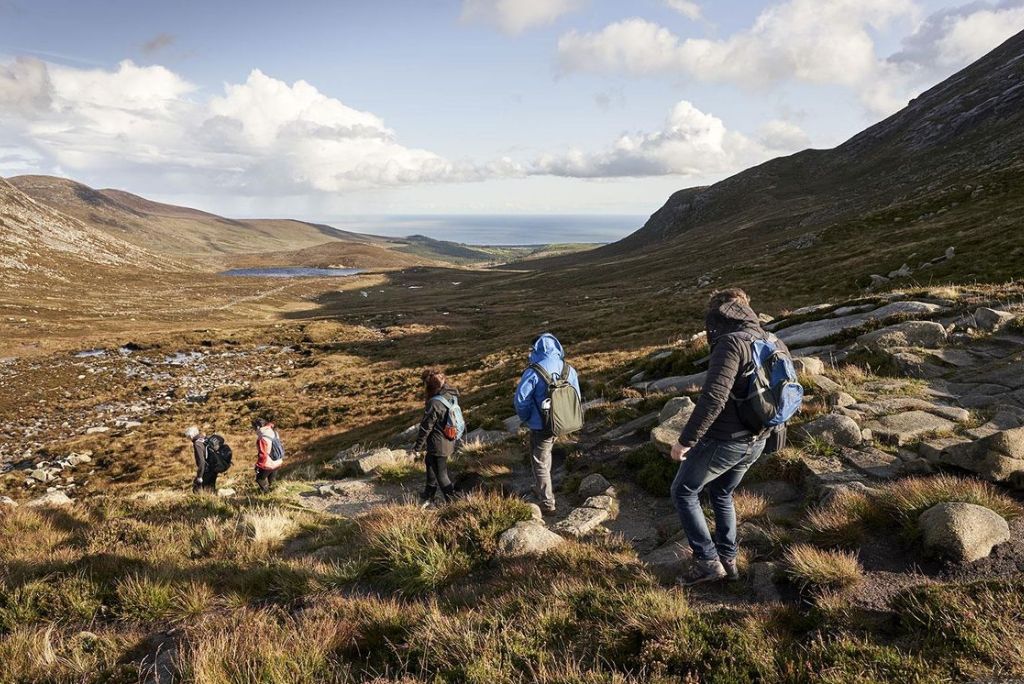Walking in the Mourne Mountains